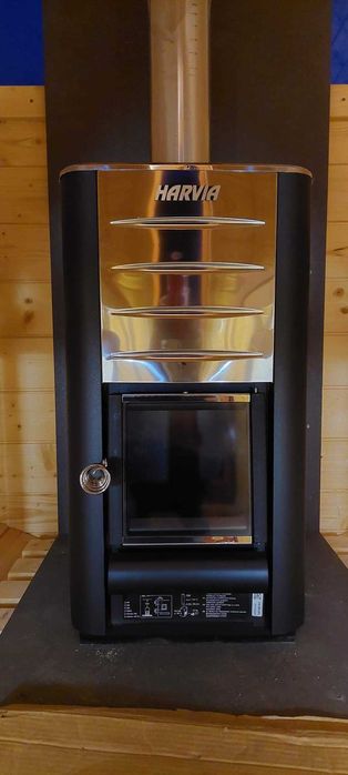 Sauna Beczka 300cm Wyposażona Harvia Sauna Ogrodowa od Porducenta