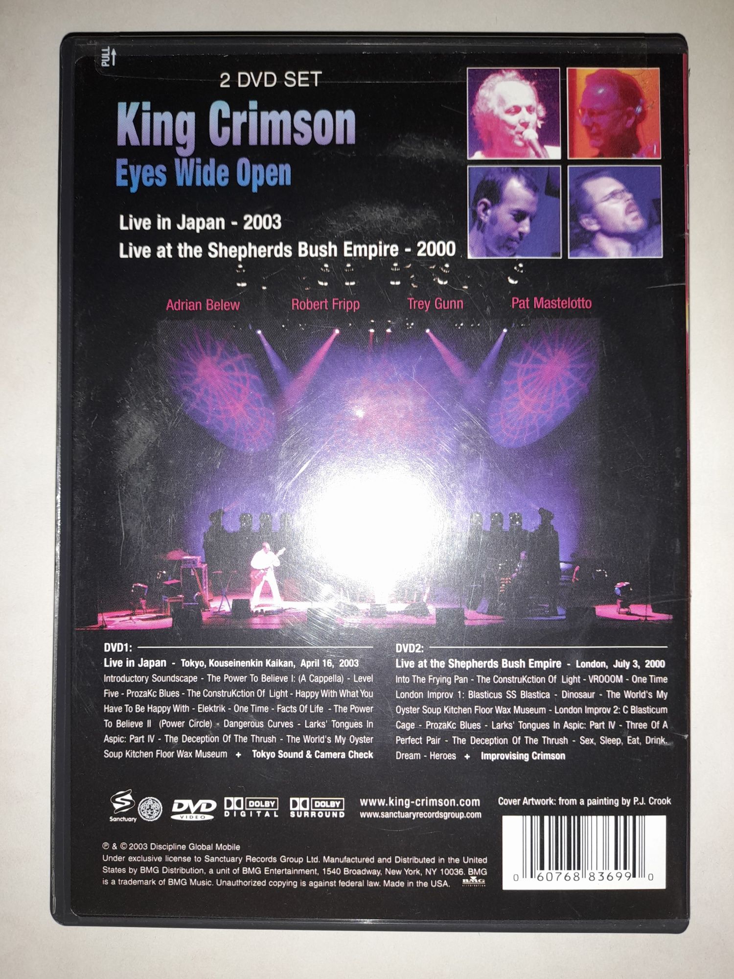 Фирменный DVD KING CRIMSON - Eyes Wide Open