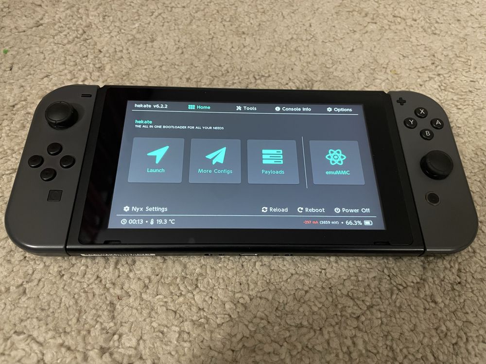 Consola Nintendo Switch Black Desbloqueada Homebrew Completa Nova