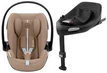 CYBEX fotelik dla noworodka Cloud G i-Size | Almond Beige Plus | Baza