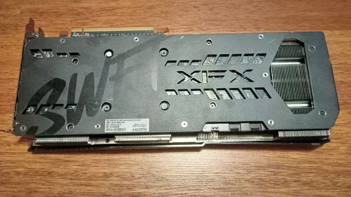 RX 6700 XT,  XFX Speedster SWFT309, 12Gb, працює добре.