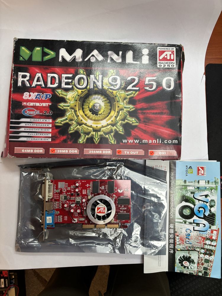 ATI Radeon 9250 /128MB DDR TV DVI