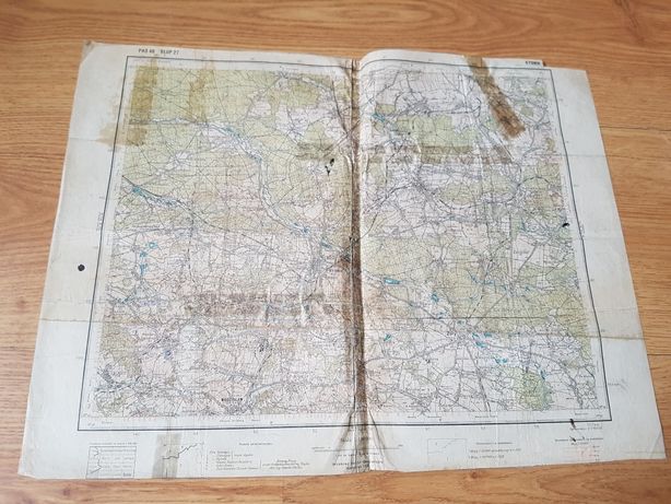 WIG Mapa 1933r Rybnik Pas 48 Słup 27