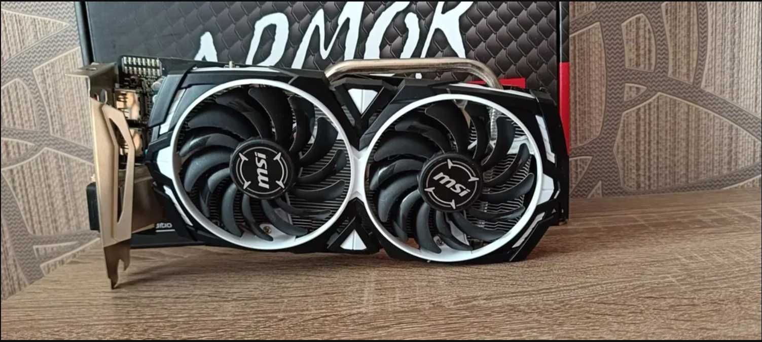 Видеокарта MSI PCI-E Radeon RX 570 8GB DDR5 (RX 570 ARMOR 8G OC)