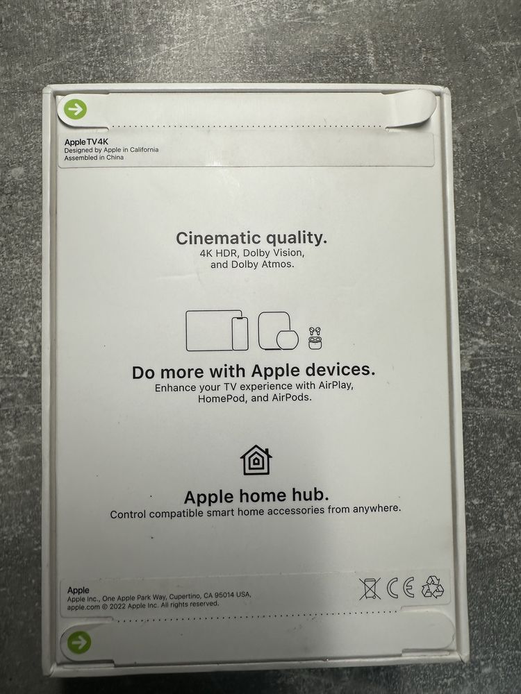 Apple tv 4k 64 gb (3rd gen) A2737 2022