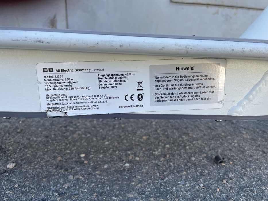 Єлектросамокат Mi M365 pro