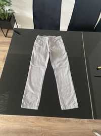 Spodnie wąskie dla chłopca 134 siwe