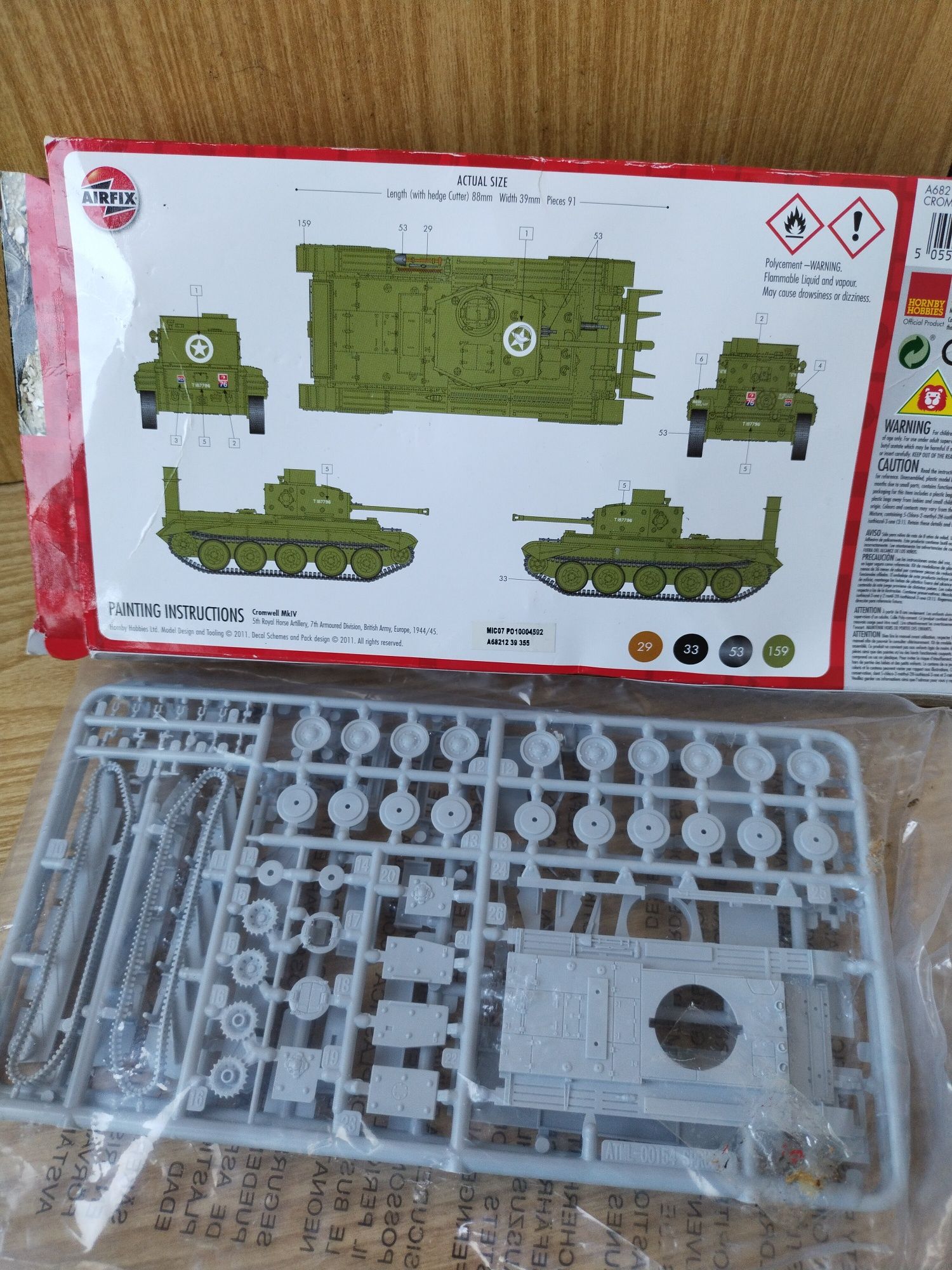 Сборная модель танк Cromwell IV Tank Airfix