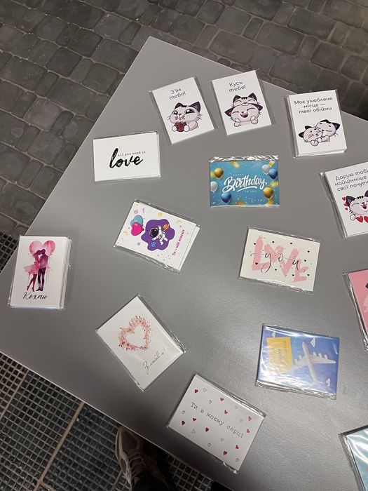 Букетные открытки