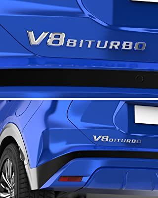 Z693 Letras Emblema Símbolo Mercedes Benz AMG V8 biturbo