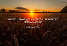 Wapno nawozowe z transportem