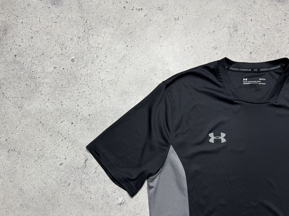 Спортивная Футболка Under Armour Черная Оригинал Идеал M-L