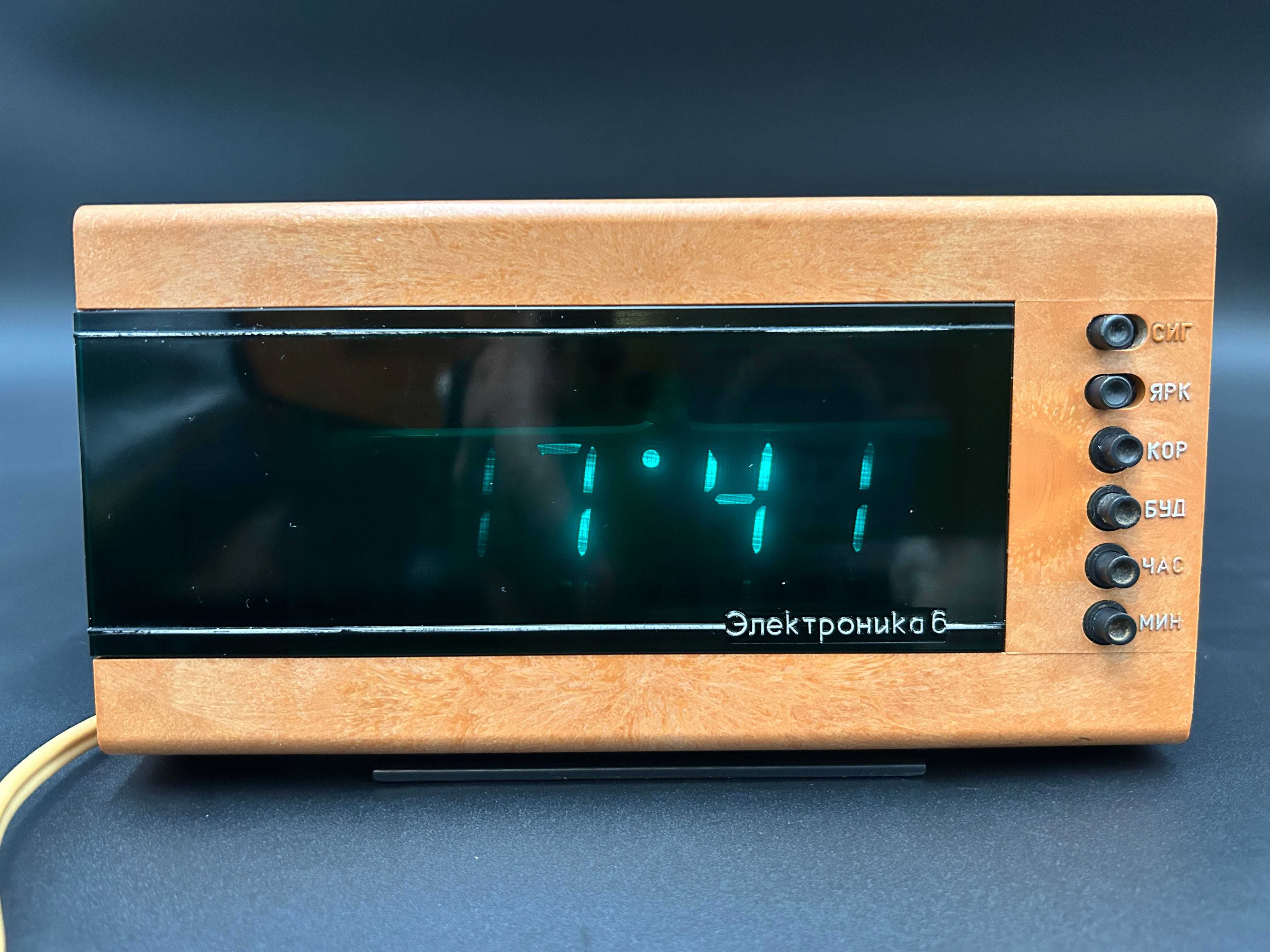 Zegar Elektronika 6 - Электроника 6 mod. 6.14-03 sprawny