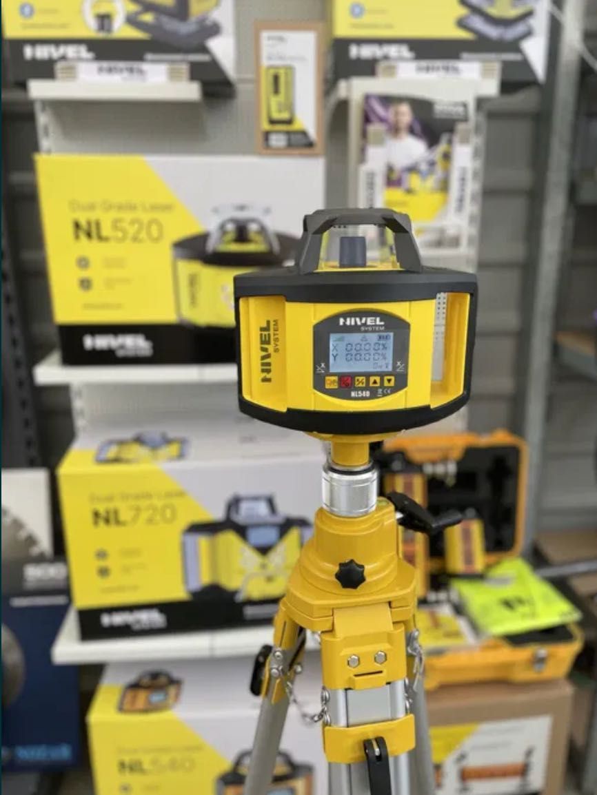 Niwelator Laserowy Nivel System NL 540 DIGITAL, łata, statyw, FV,Nowy,
