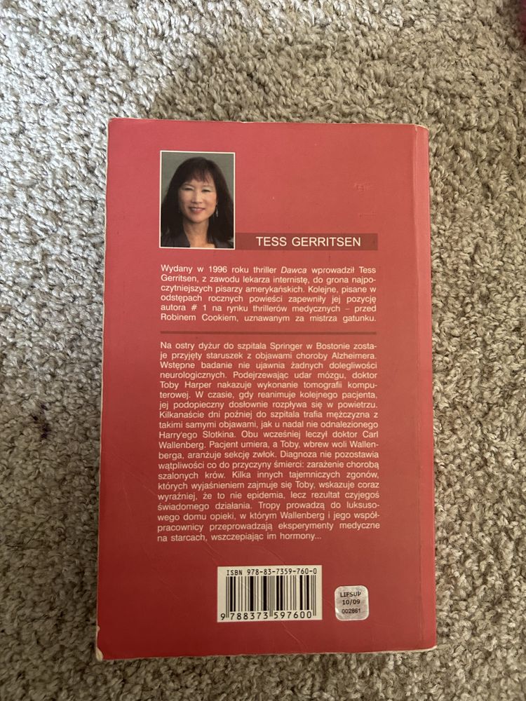 ksiazka Infekcja Tess Gerritsen