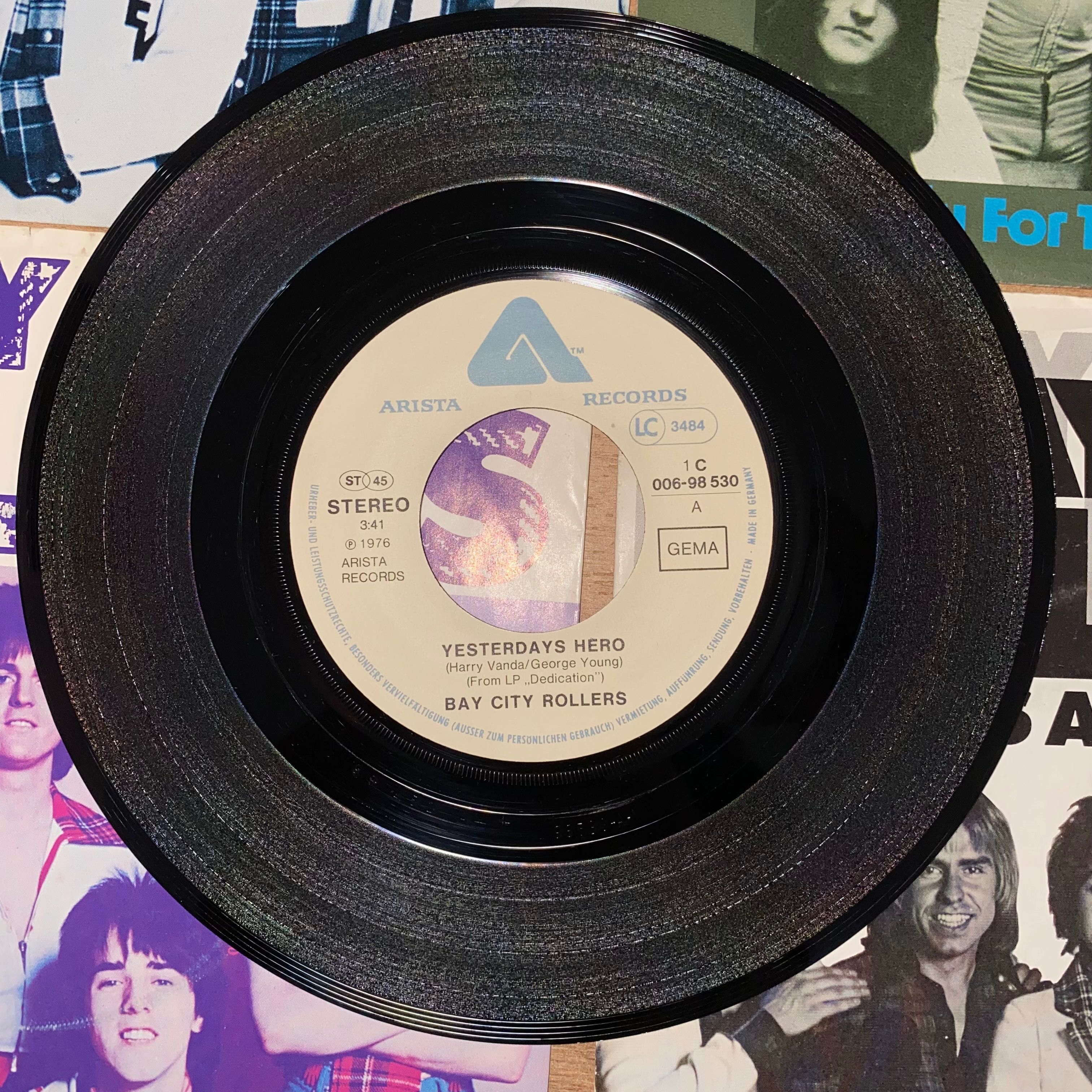 Bay City Rollers - Zestaw czterech płyt winylowych - Single Play 7"