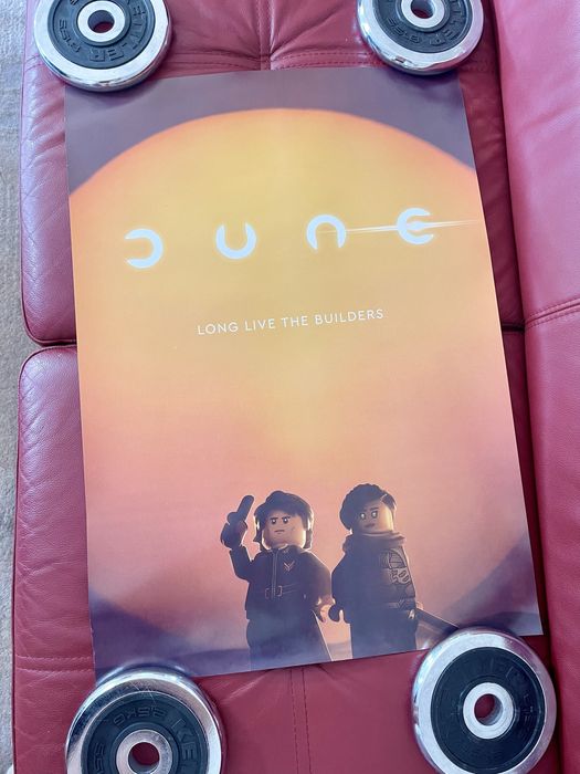 LEGO Dune - oryginalny plakat 48x68cm Diuna