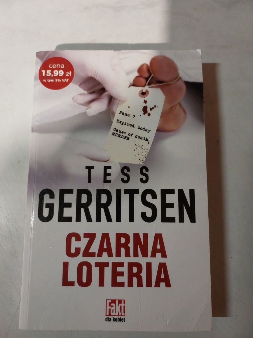 Książka - Czarna loteria - Tess Gerritsen