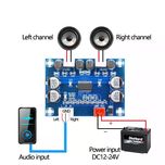 Цифровой усилитель мощности. 2*30 W. DC 12-24 V. Аудио усилитель звука