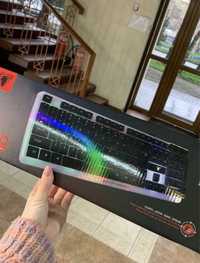 игровая клавиатура с подсветкой rgb 104 клавиши геймерская usb новая