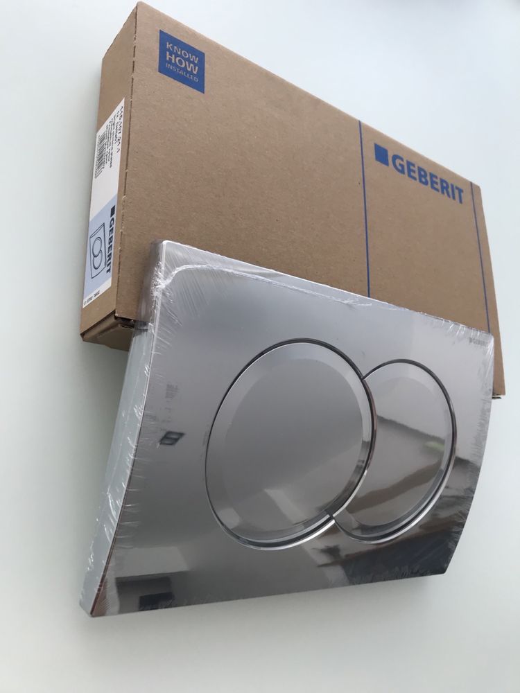 Geberit Duofix iнсталяція для підвісного унітазу з хромованою кнопкою