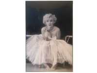Plakat Marilyn Monroe Czarno-biały 60x90 cm w czarnej ramie