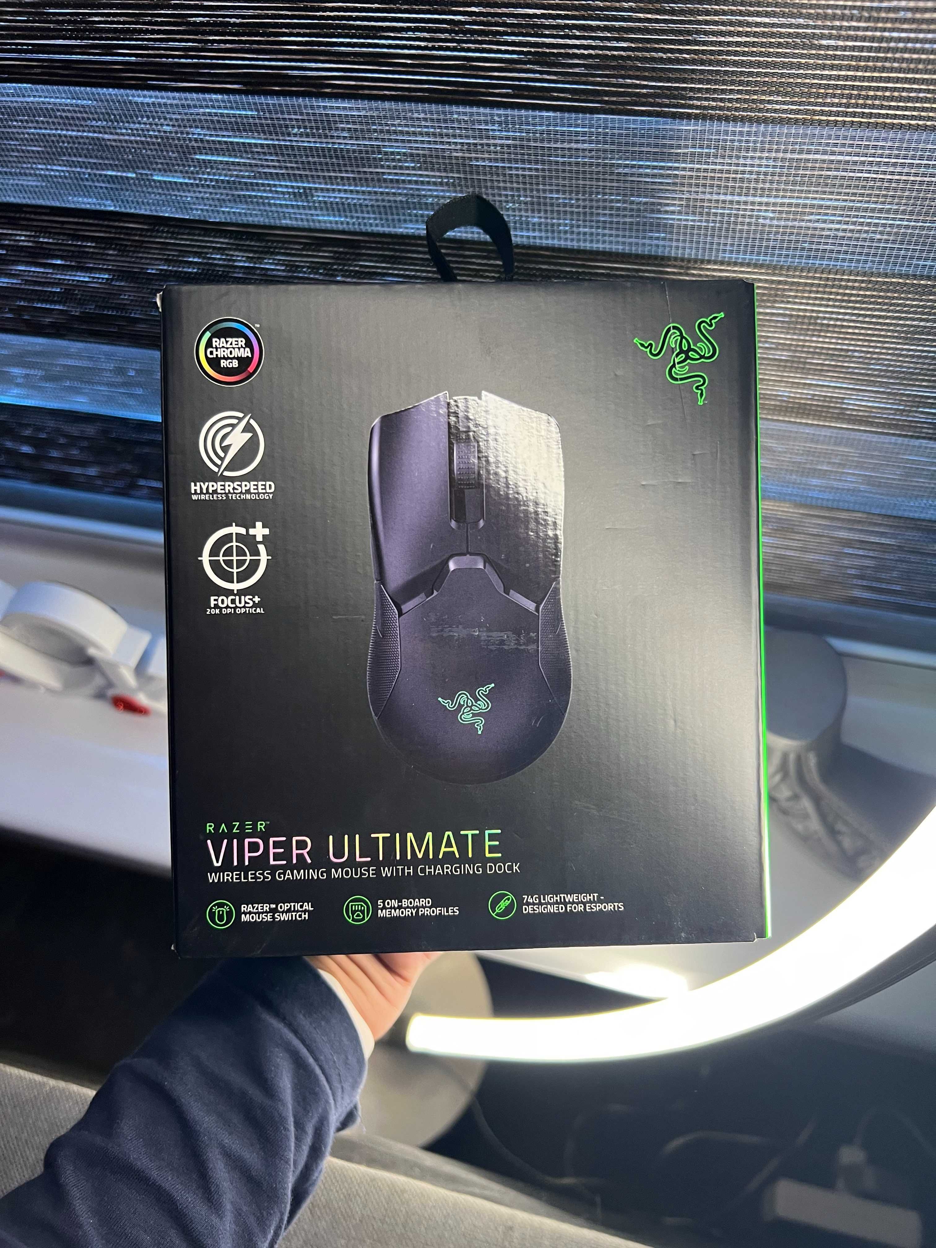 Myszka Bezprzewodowa Razer Viper Ultimate + Charging Dock Do Ładowania