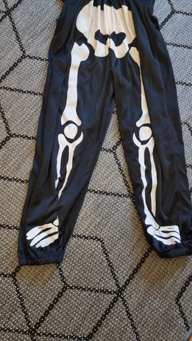 Strój kościotrup 7 8 lat halloween