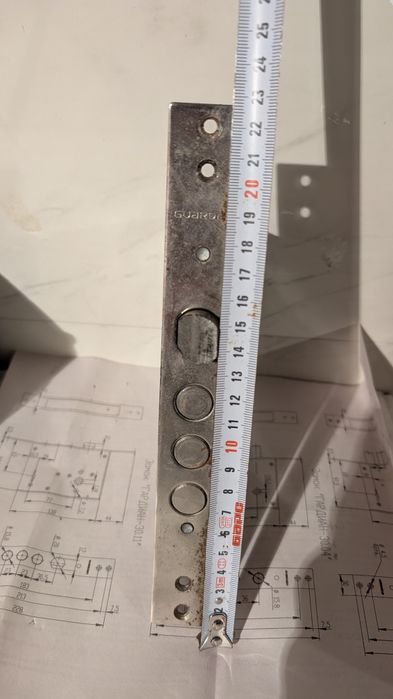 Замок врезной сувальдный Гардиан 30.11 + 30 ключей