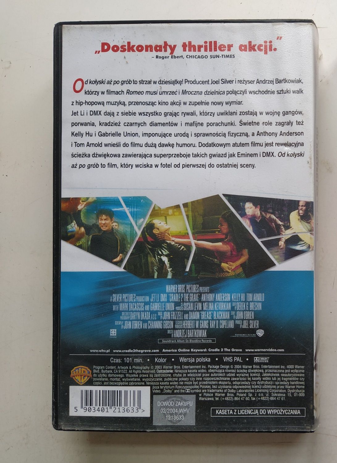 Kaseta VHS film Od kołyski aż po grób