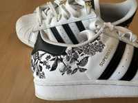 adidas Superstar Black Floral 38 e 2/3