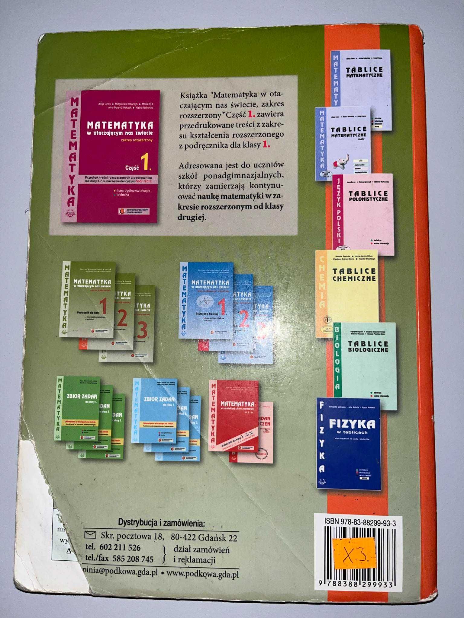 Podręcznik Matematyka w otaczającym nas świecie zakres podstawowy 2