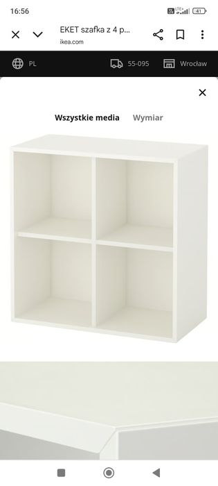 4 szafki Ekert jak na zdjęciu (2na2 co daje 4na4)