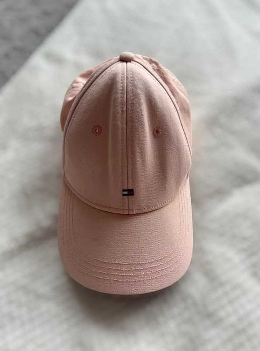 Tommy Hilfiger hat czapka różowa pink z daszkiem basic sport