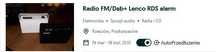 Radio FM/Dab+ Lenco RDS alarm