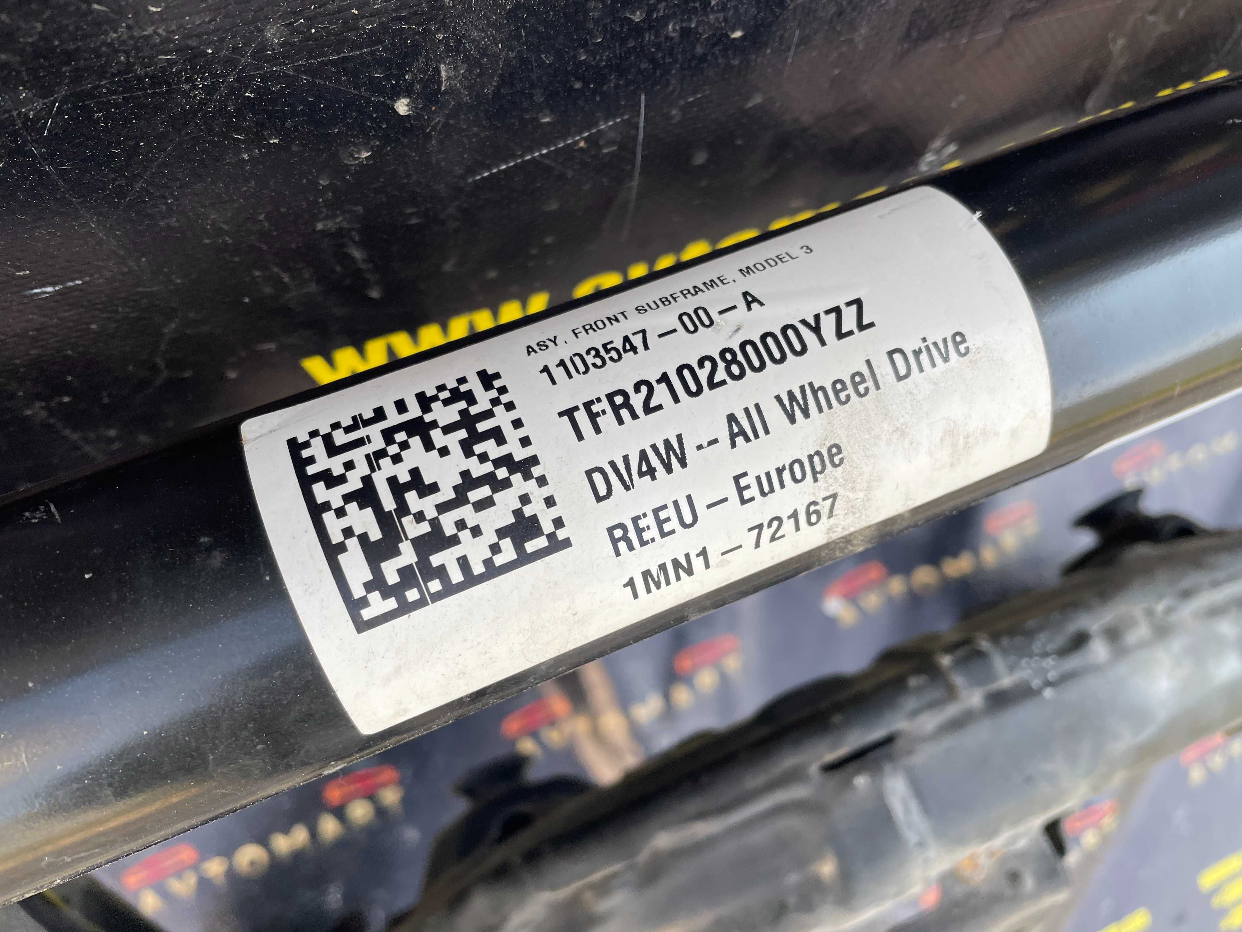 Підрамник передній Tesla Model 3 подрамник Tesla 3 1103547-00-A