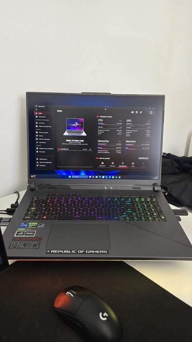 Setup Completo Gamer ASUS ROG Strix+Monitor Oled Asus e componentes