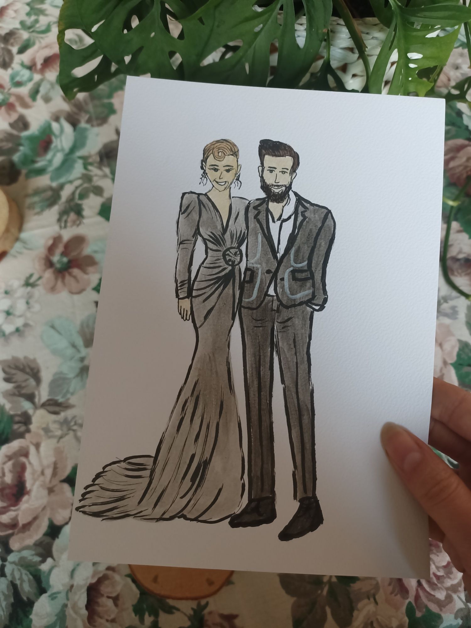 Live Art na Weselu | Portrety na Żywo | Malowanie Gości Weselnych