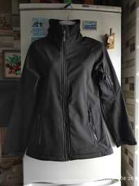 Жіноча,чорна,фірмова,термо куртка,софтшелл на флісі 44 р-NRG