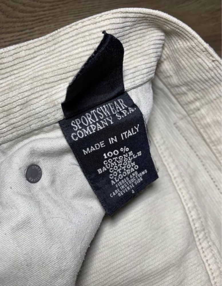 Вильветовые джинсы stone island