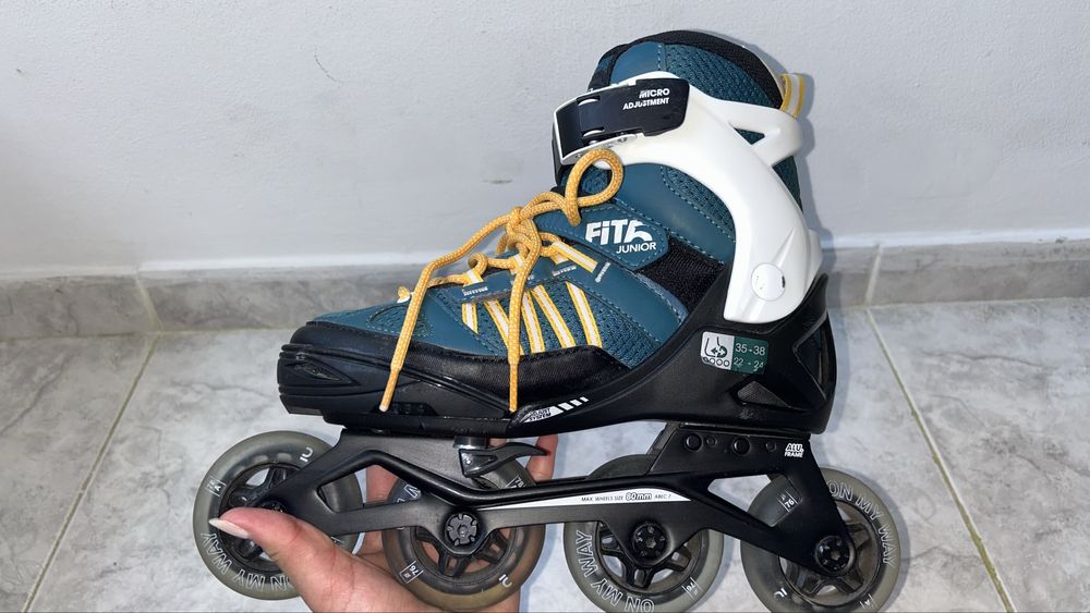 Patins em Linha FIT 5. Marca Oxelo.