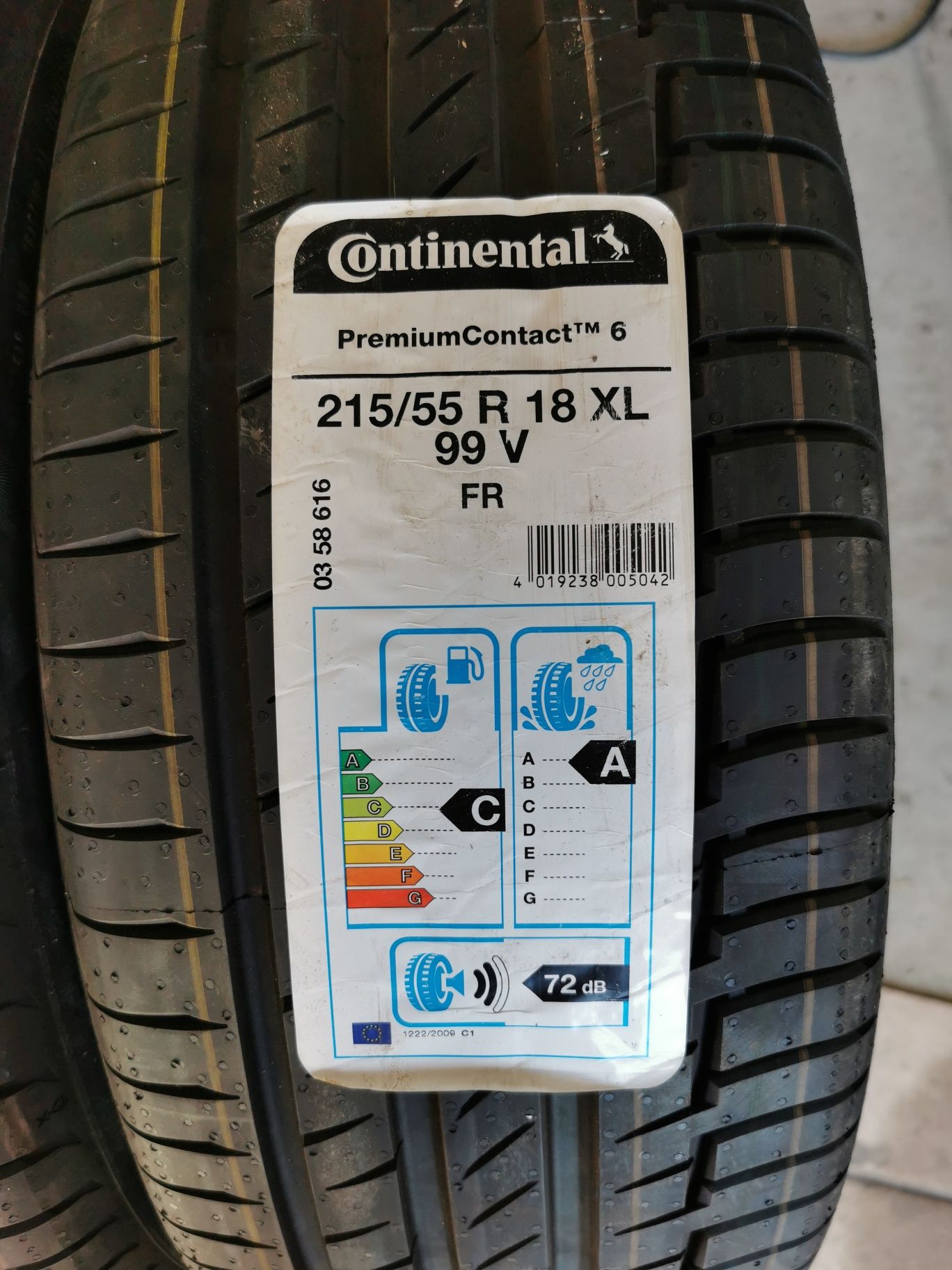 2x Continental Premium Contact 6 215/55 R 18 XL 99V FR