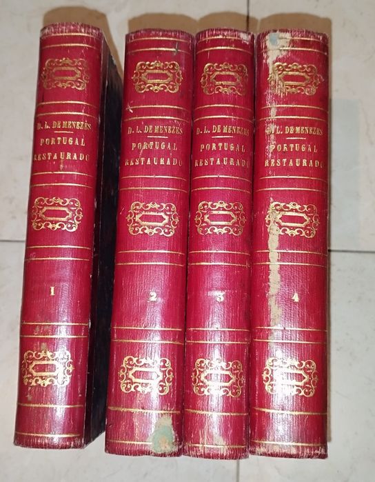 MENEZES. (Dom Luiz de) HISTORIA DE PORTUGAL RESTAURADO, obra de 1751-5