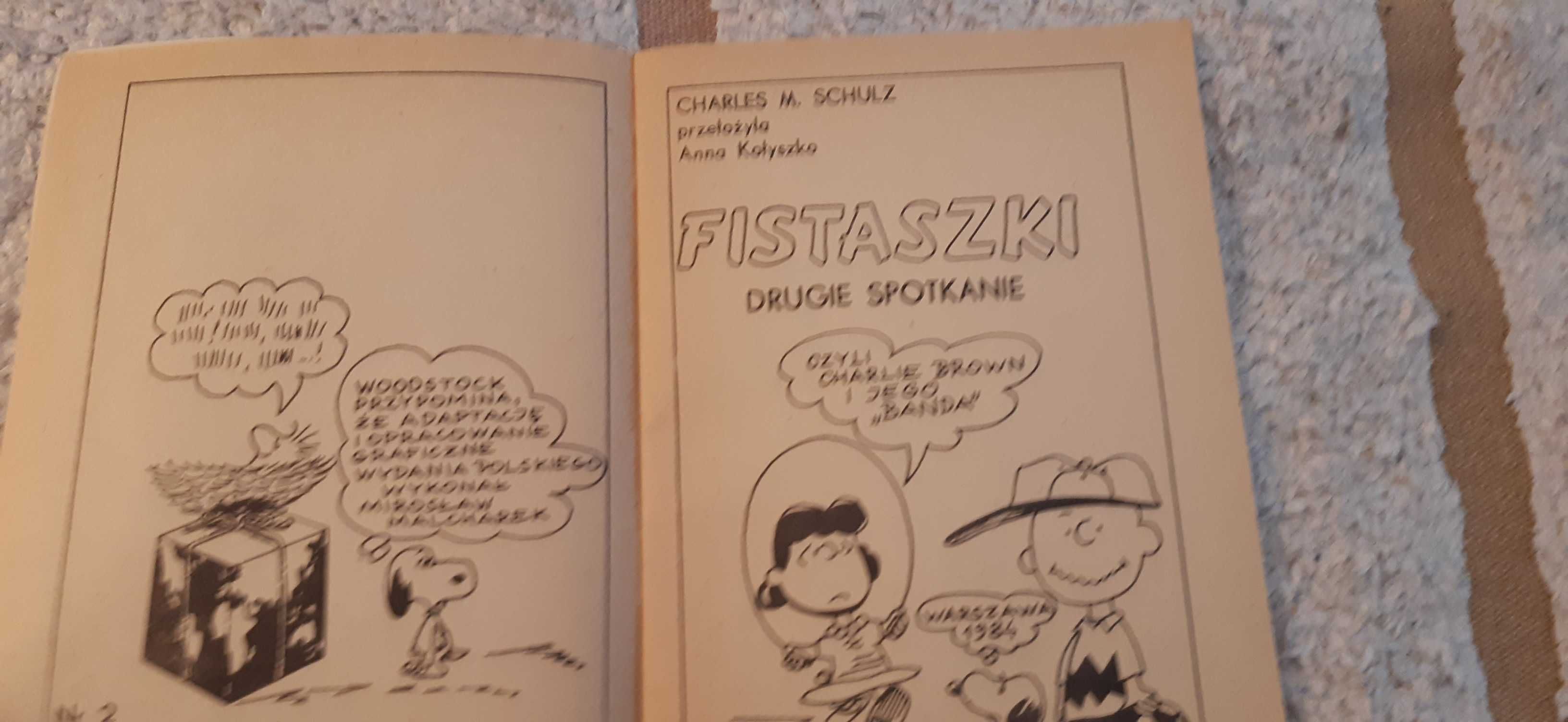 kolekcjonerski komiks prl fistaszki charles m. schulz