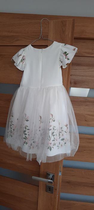 Sukienka komplecik roz 116-122 z bucikami IDEALNY ŚLICZNY TIUL buty 32