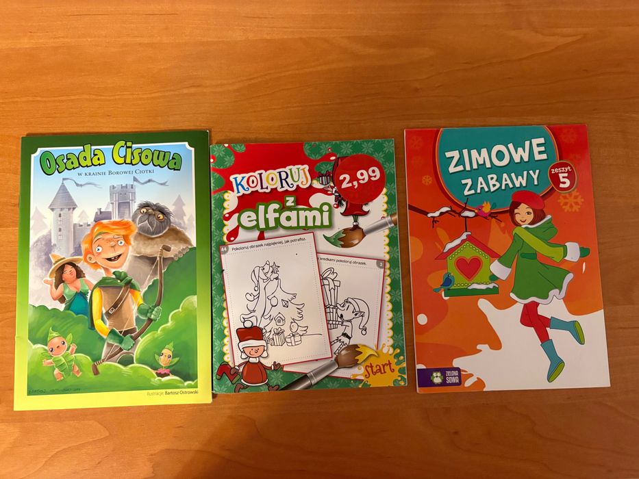 Książeczka i kolorowanki świąteczne dla dzieci