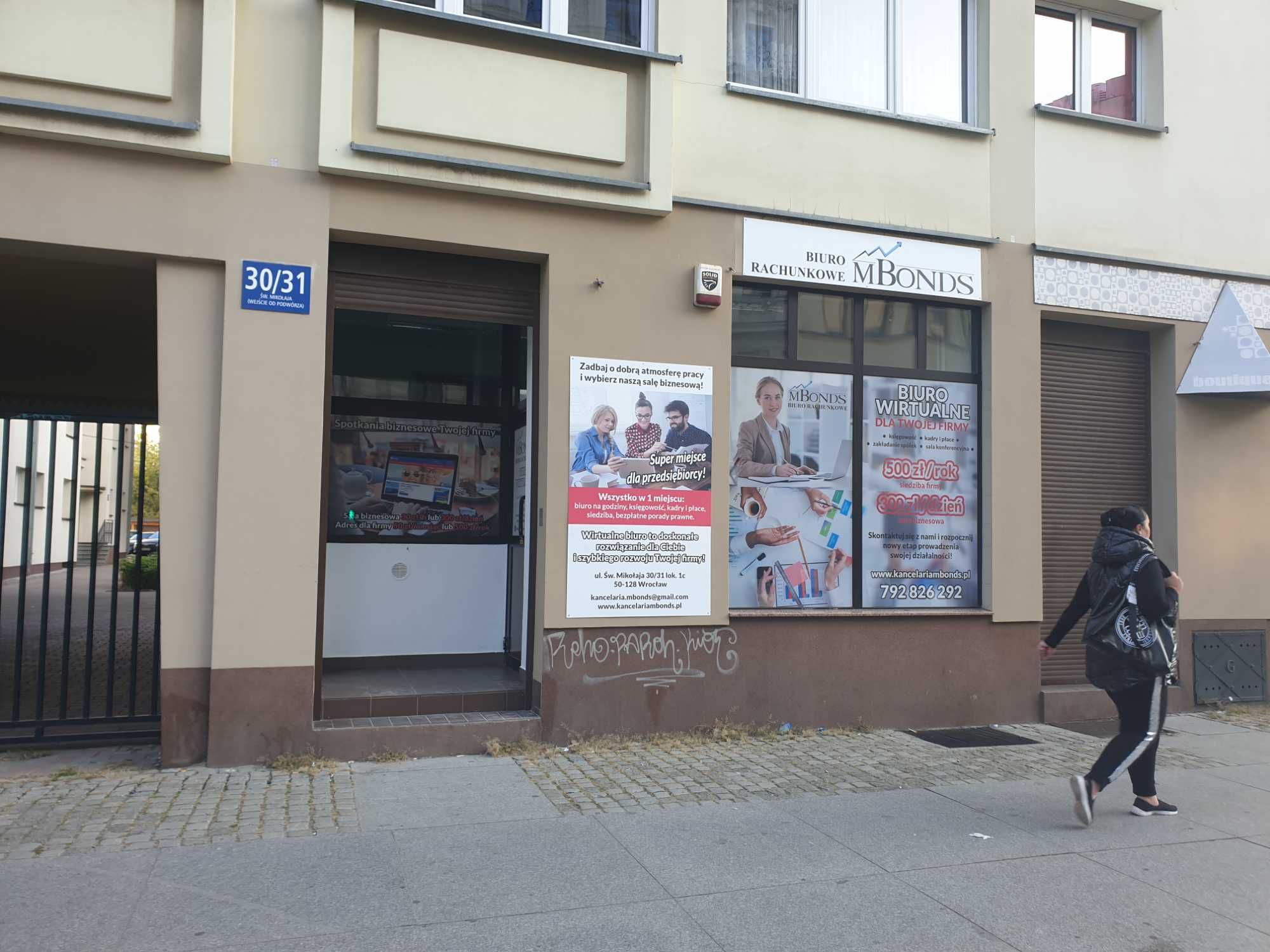 biuro wirtualne, SALA biznesowa wynajem na godziny Wrocław Rynek