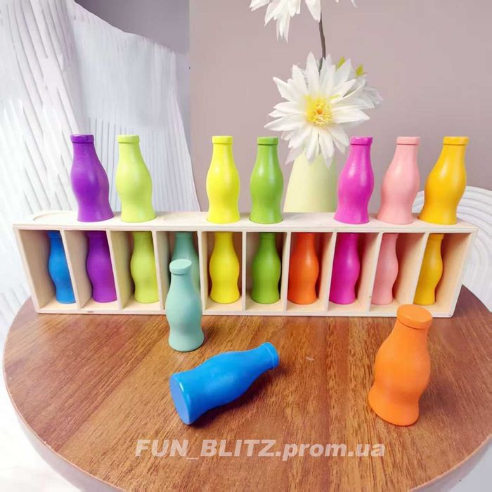 Настільна гра на співвідношення кольорів / Вгадай колір Bottle pairing