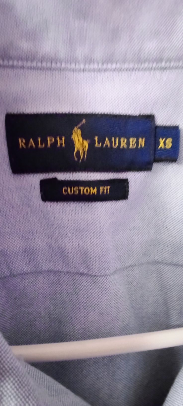 Camisa Ralph Lauren, azul claro, Oxford, tamanho XS