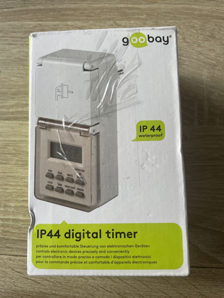 Timer digital gniazdko programowane ip44